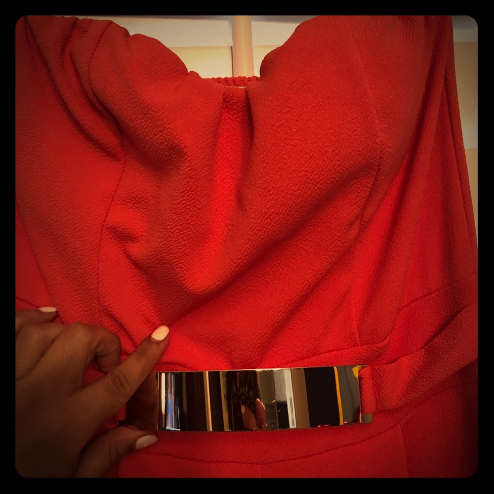 Corral jumpsuit with gold belt